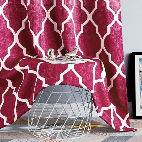 JASMINE PRINTED BLACKOUT GOMMET CURTAIN PANEL 84" - Image 3